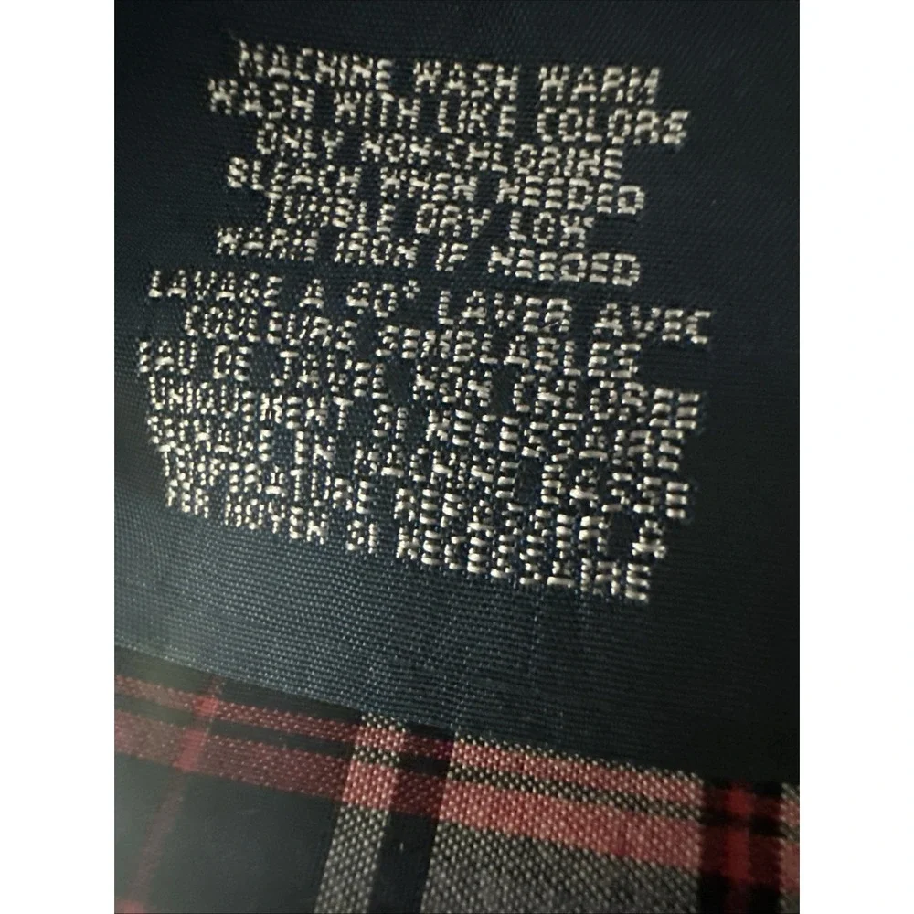 Ralph Lauren  Shirt Kids Boys Sz 6 Tartan Plaid Red Green White Cotton